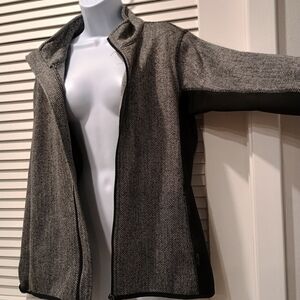 Marc New York Andrew Marc Women's Black and Gray Jacket Size  Large